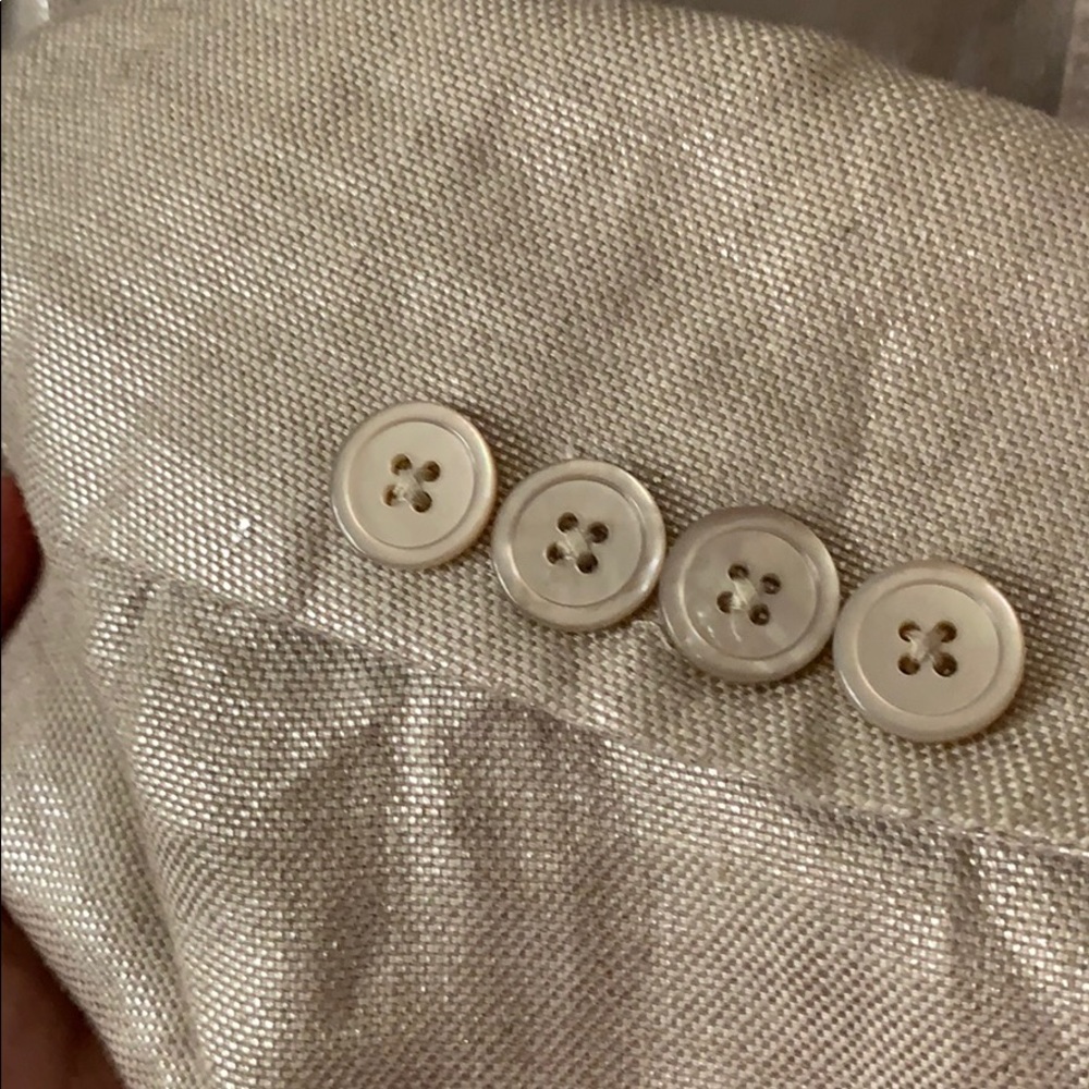 Ralph Lauren Linen Metallic Blazer - Picture 6 of 15